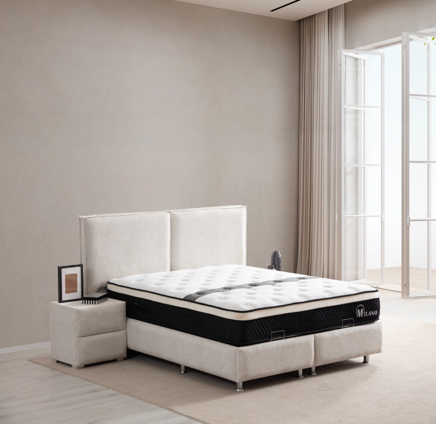 LIT COFFRE MAYA CHENILLE