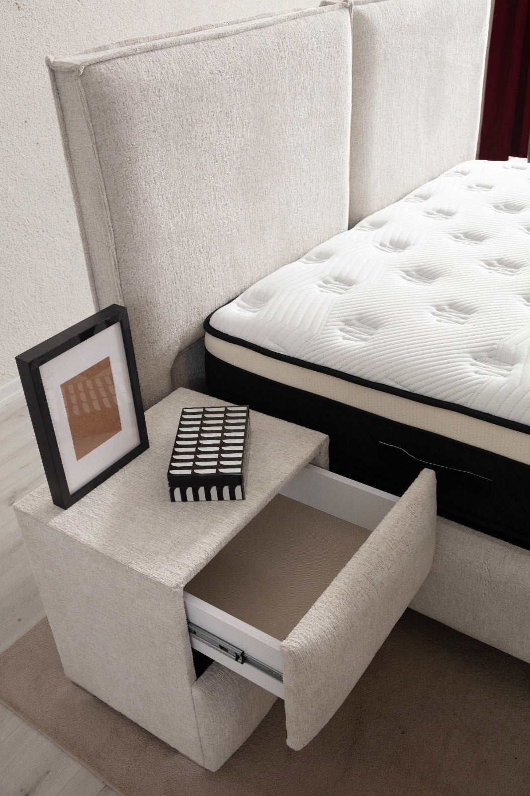 LIT COFFRE MAYA CHENILLE
