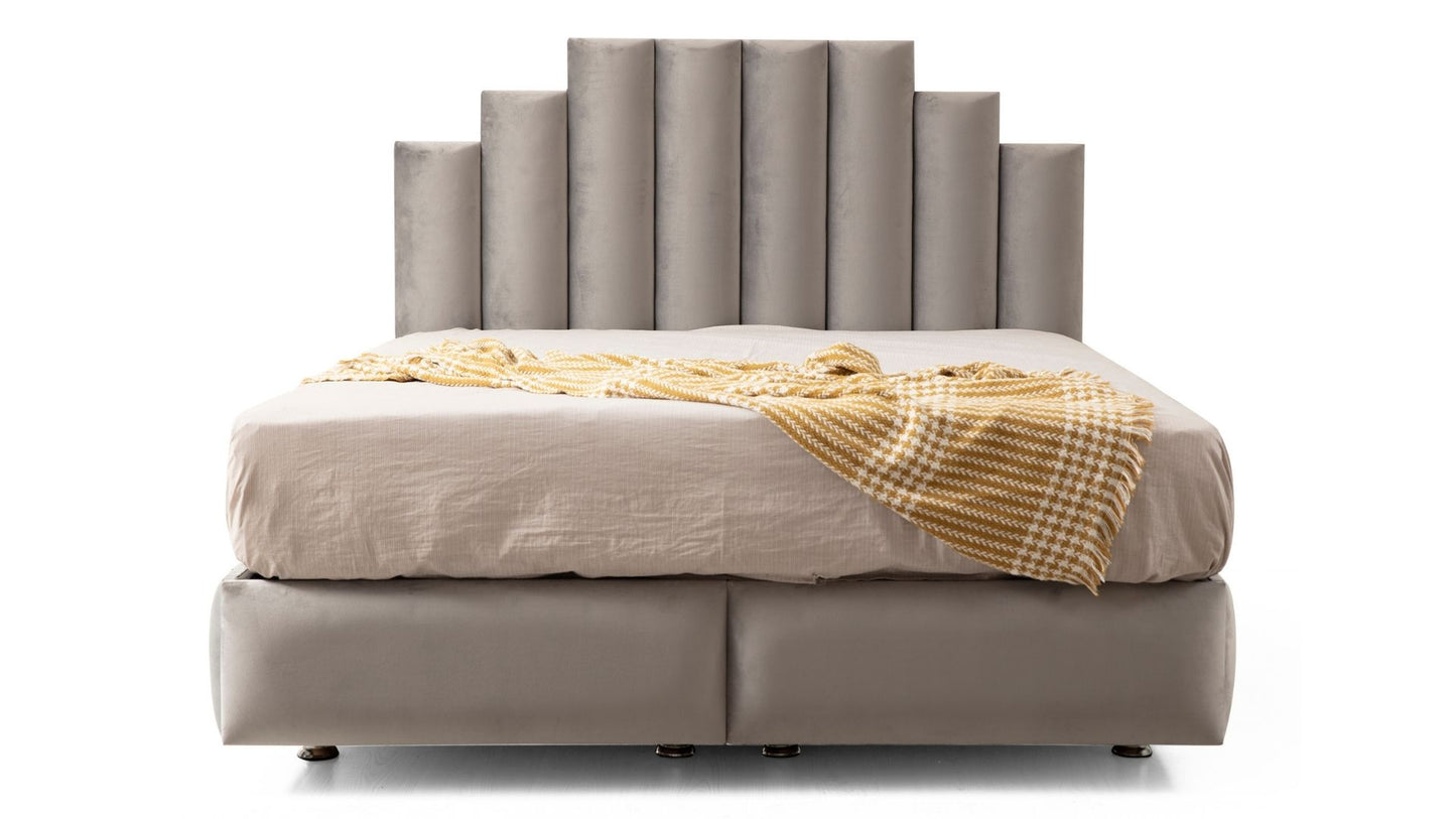 LIT COFFRE NATURA GRIS